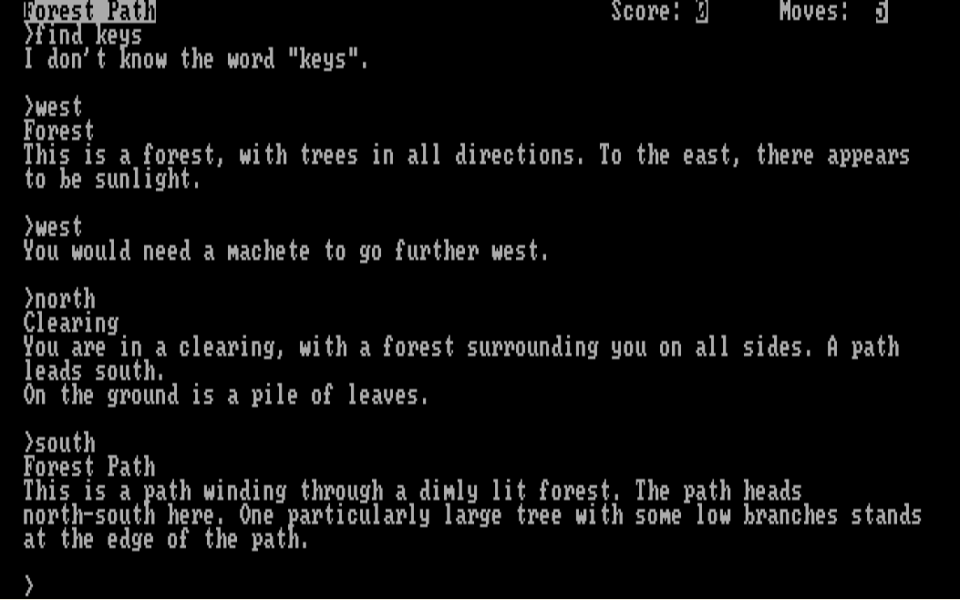 Zork I Screenshot